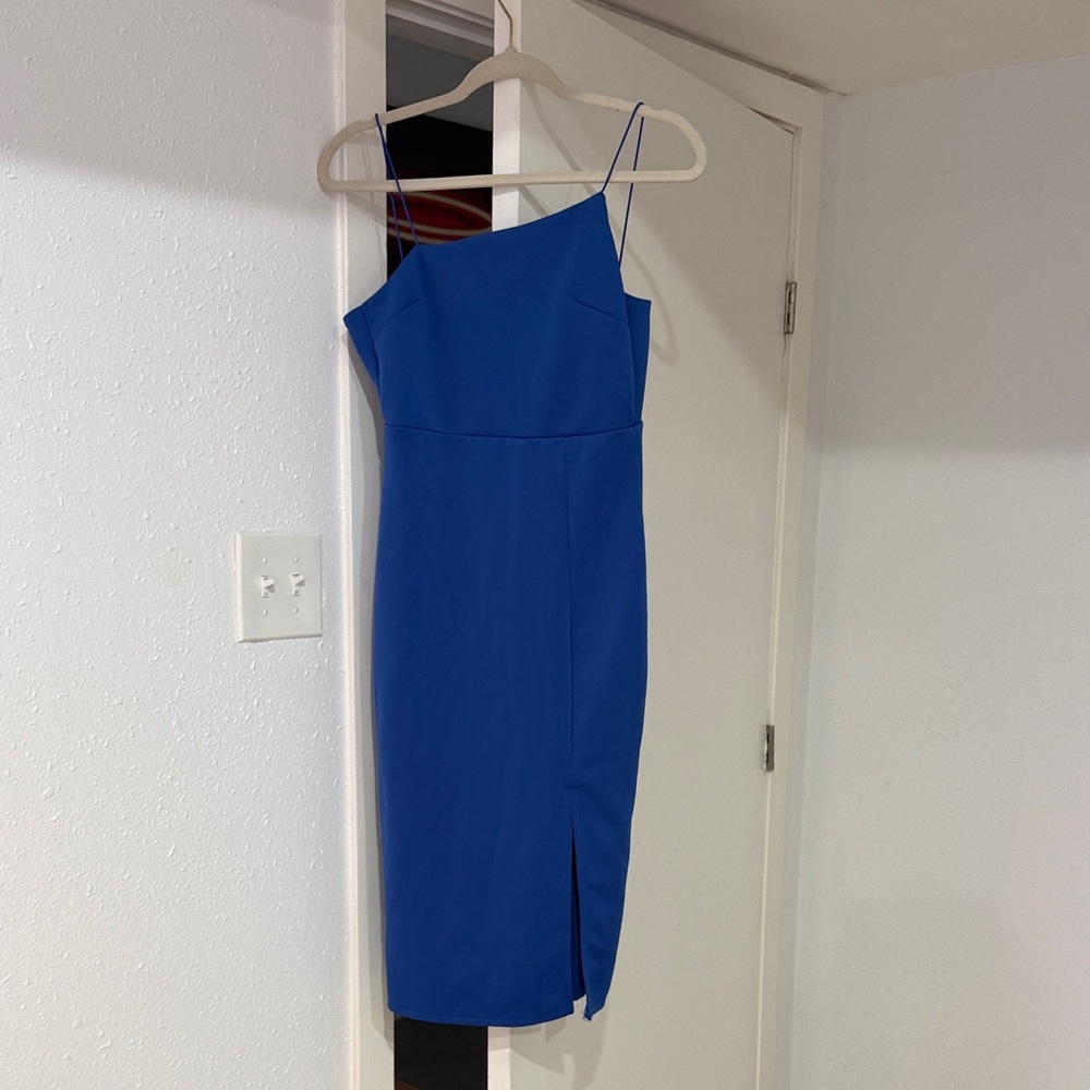 Elegant Blue Women's Dress